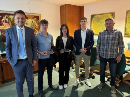 Sprejem zlatih maturantov